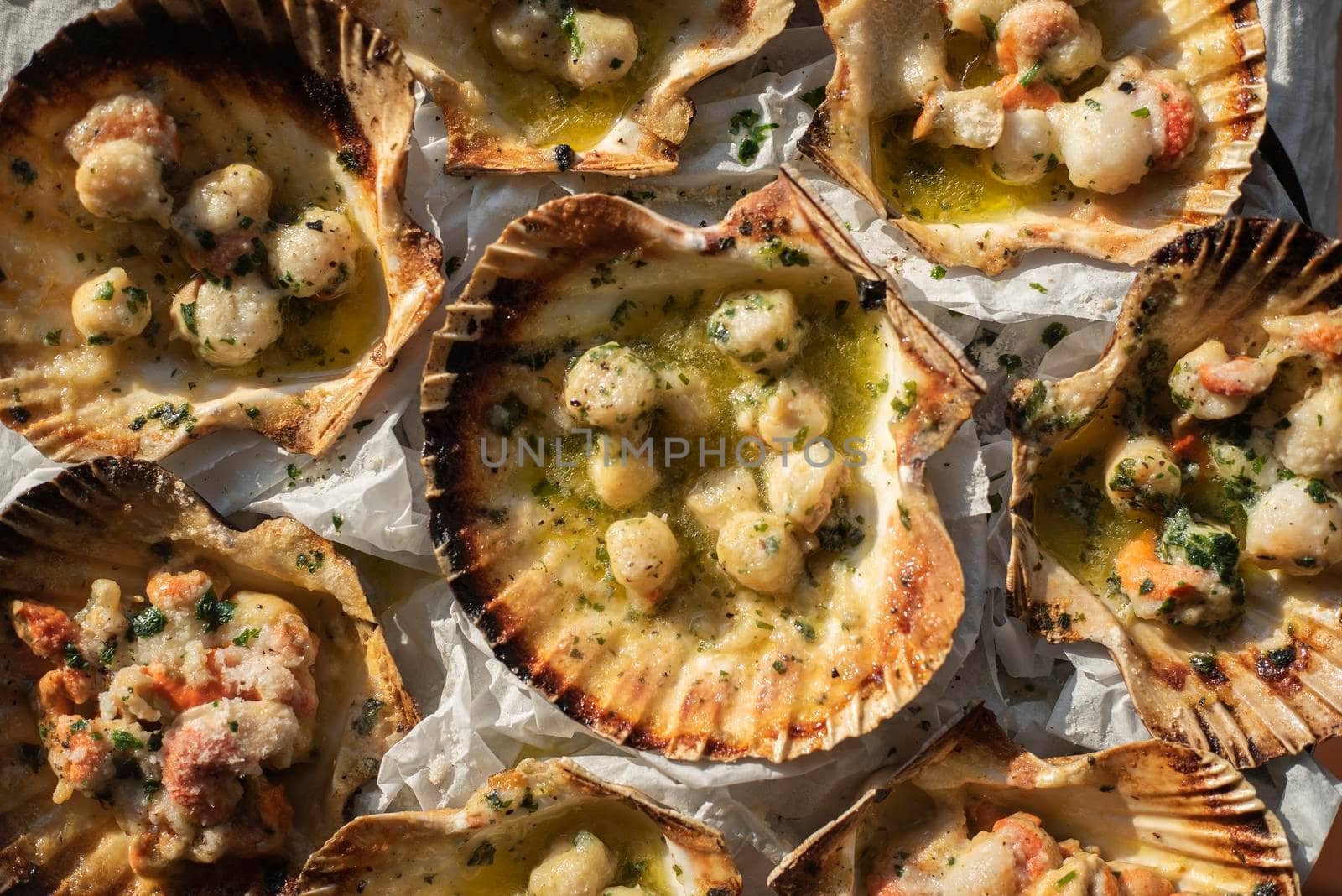 Detail of scallops food 4 by pippocarlot