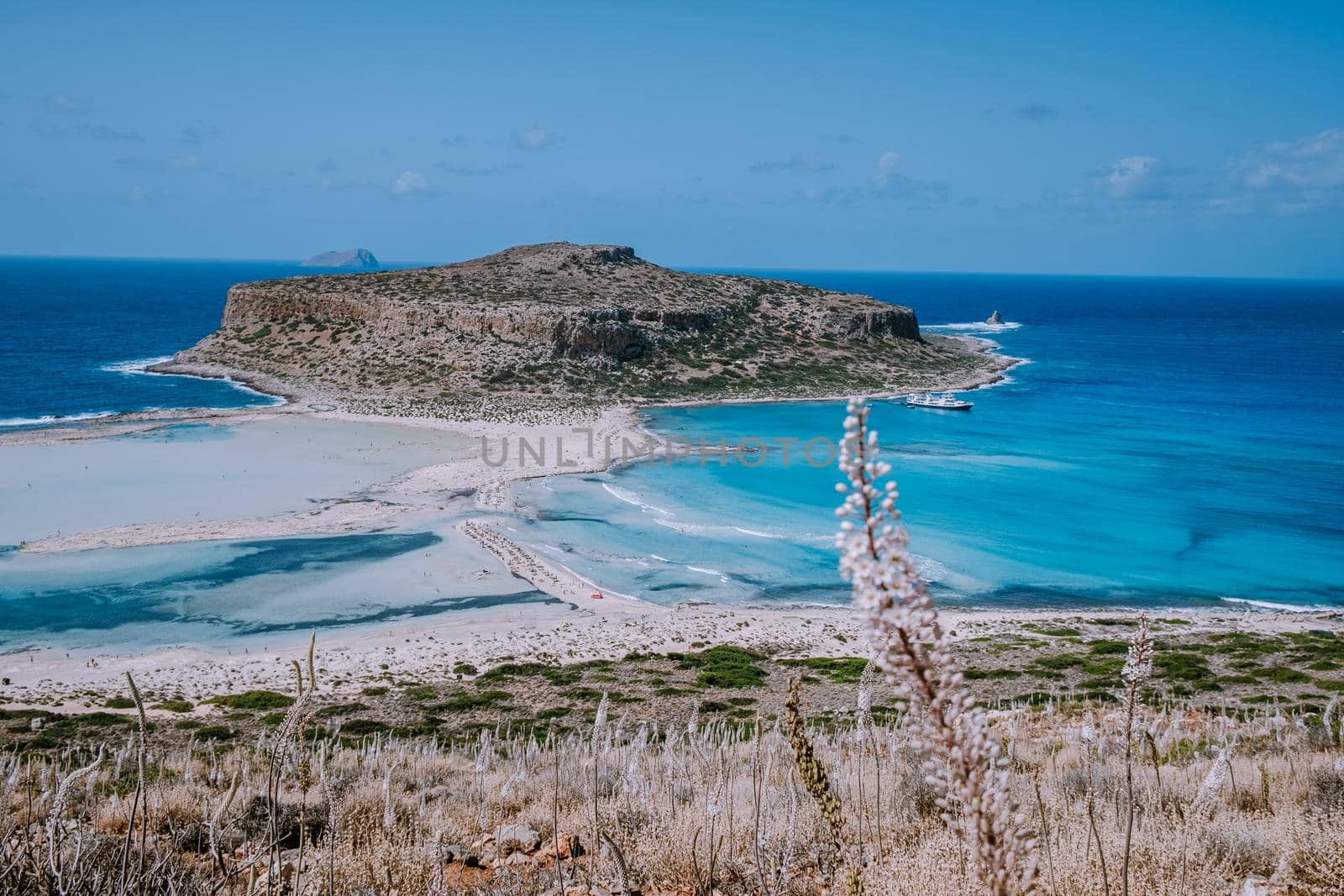 Balos Beach Cret Greece, Balos beach is on of the most beautiful beaches in Greece at the Greek Island Europe