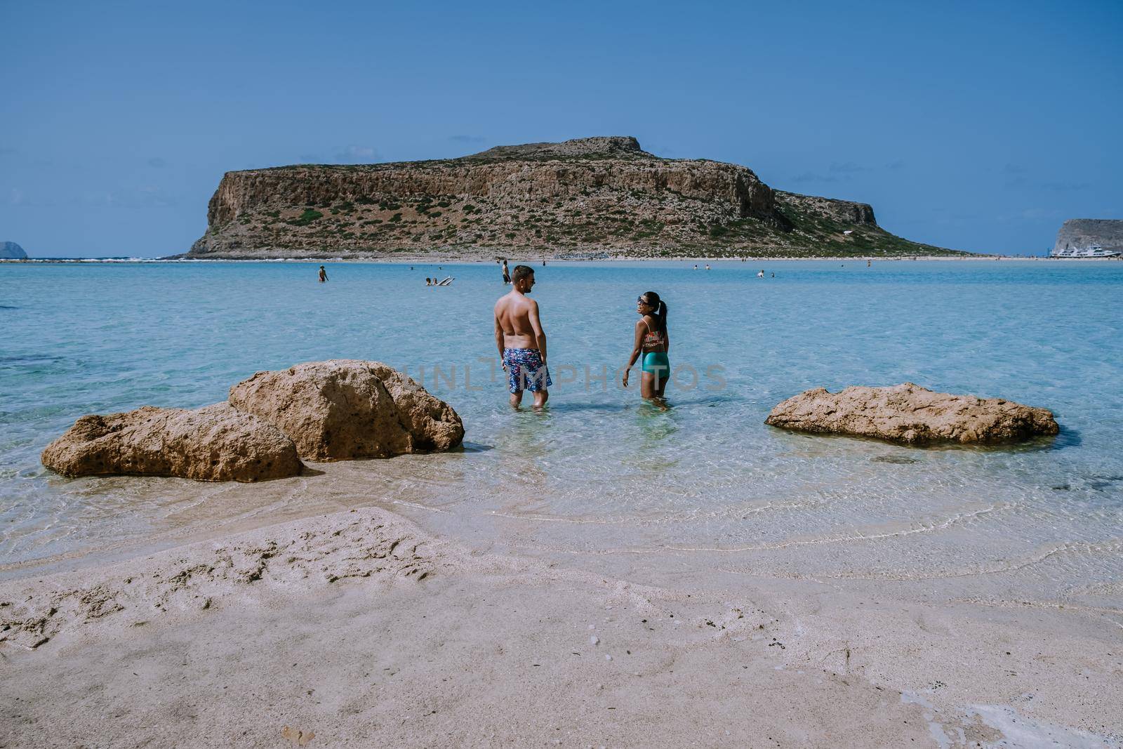 Balos Beach Cret Greece, Balos beach is on of the most beautiful beaches in Greece at the Greek Island  by fokkebok