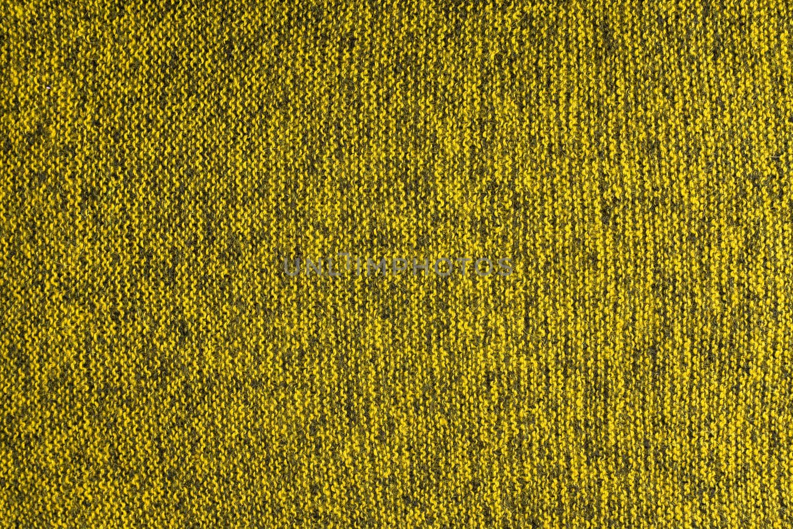 mixed yellow and black knitted texture and flat background