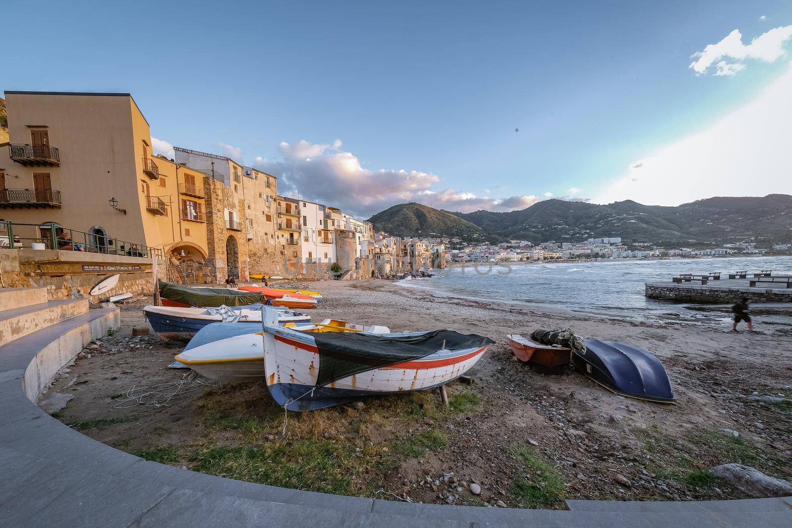 Cefalu, medieval village of Sicily island, Province of Palermo, Italy by fokkebok