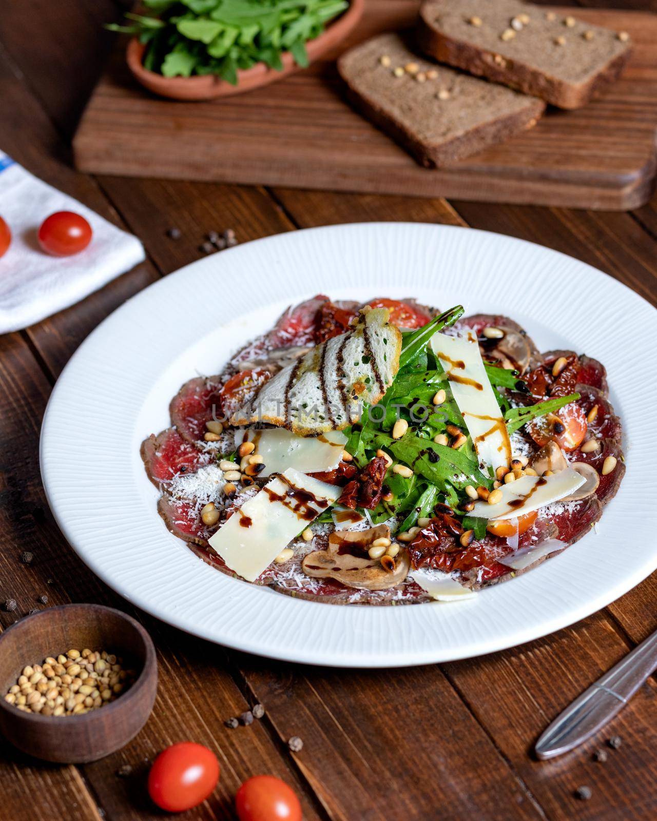 Beautiful fish salad with vegetables by ferhad