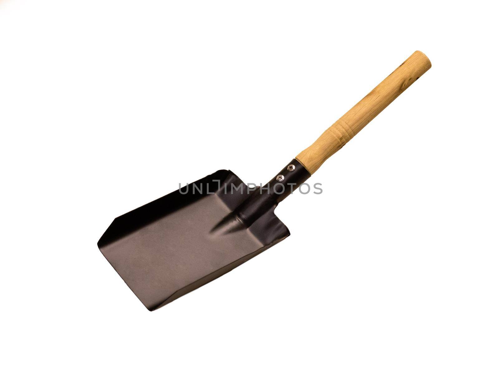 New shovel on white background by ferhad