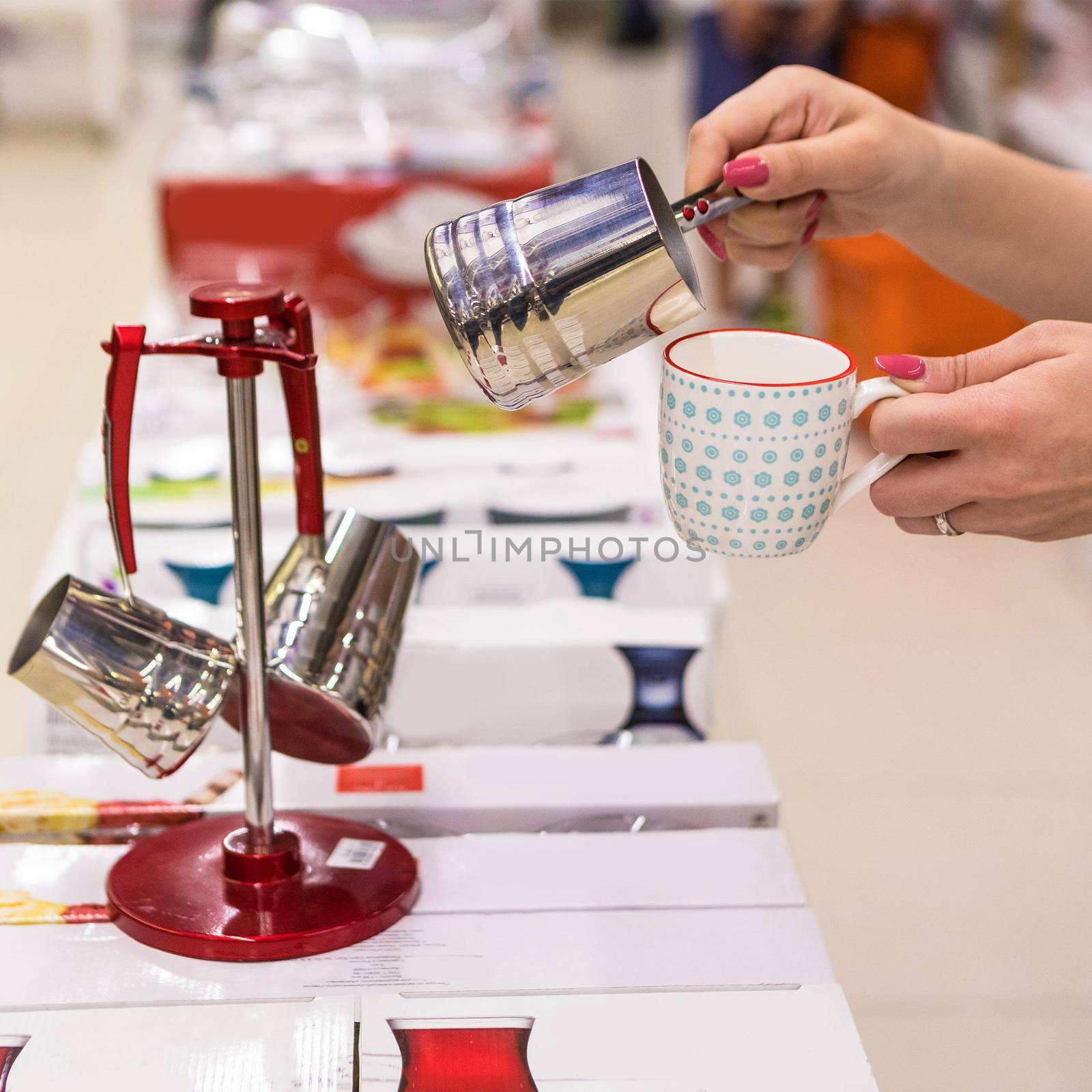 New coffee strainer at the store