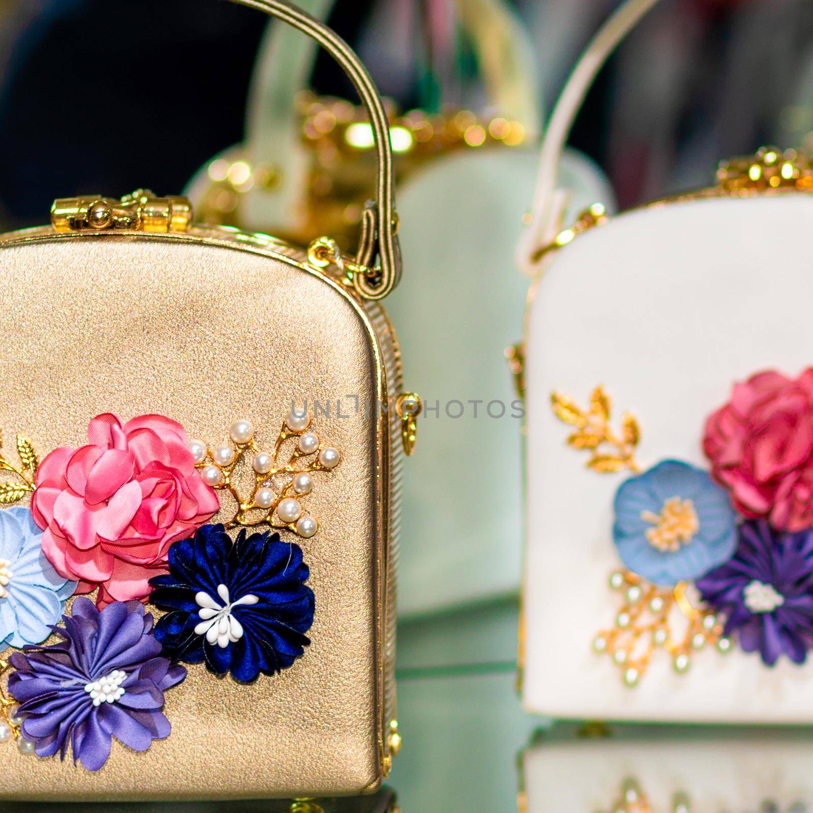 Decorated flower female handbags by ferhad