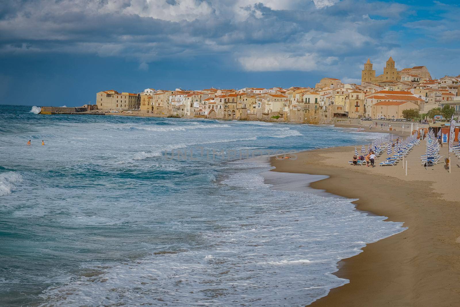 Cefalu, medieval village of Sicily island, Province of Palermo, Italy by fokkebok