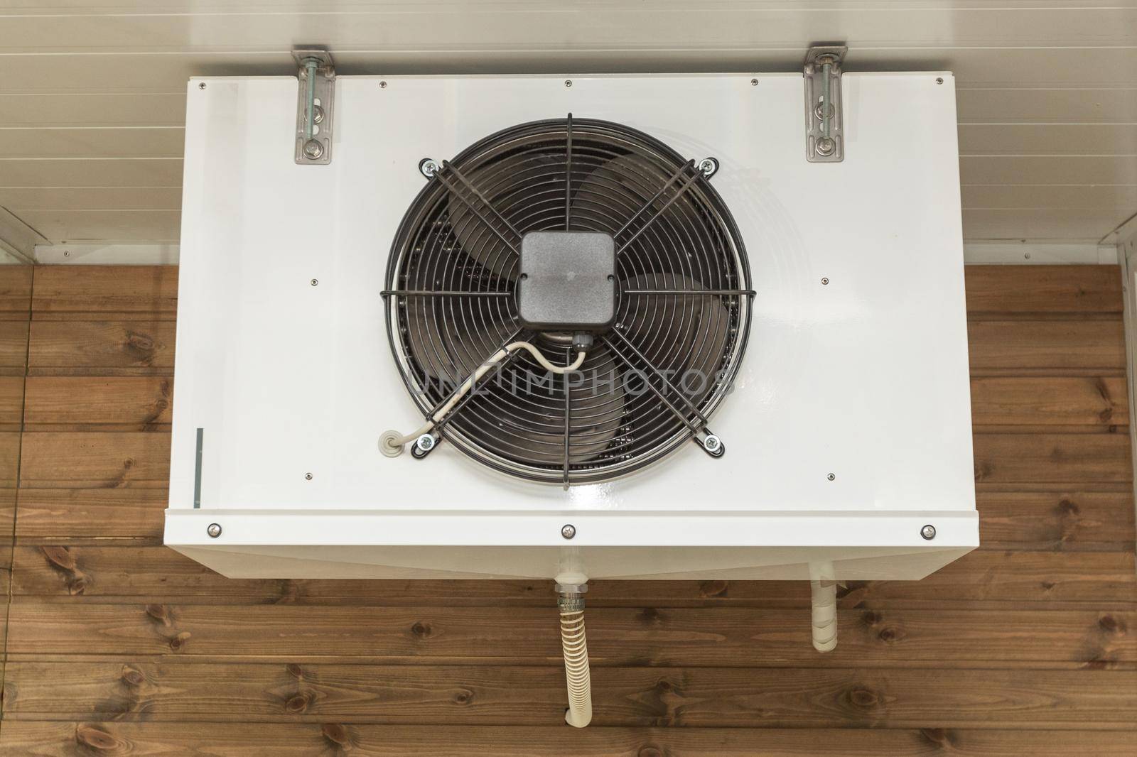 Air conditioner, fan close up by ferhad