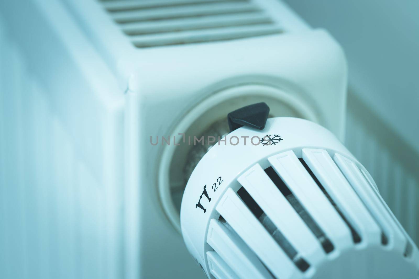 Close up picture of a heat regulator.