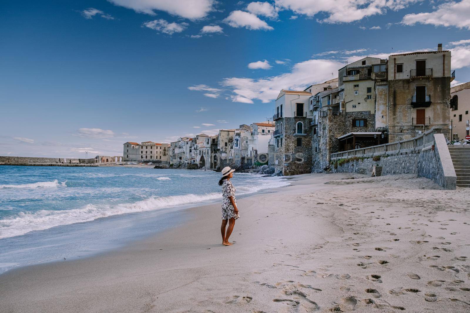 Cefalu, medieval village of Sicily island, Province of Palermo, Italy by fokkebok