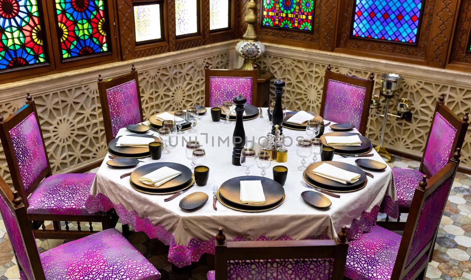 Old style arabic restaurant room interior by ferhad