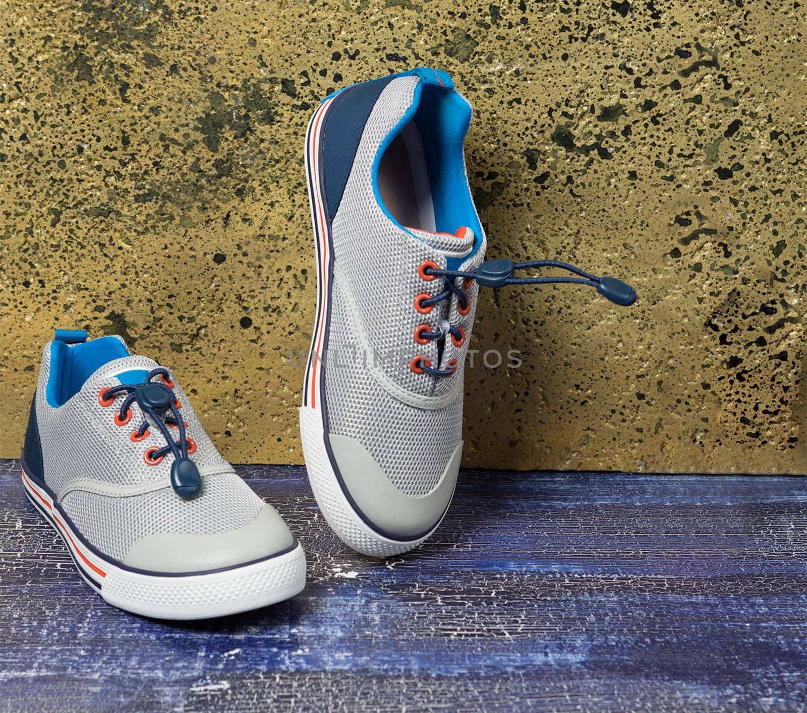 Male boy sneakers shoes isolated background