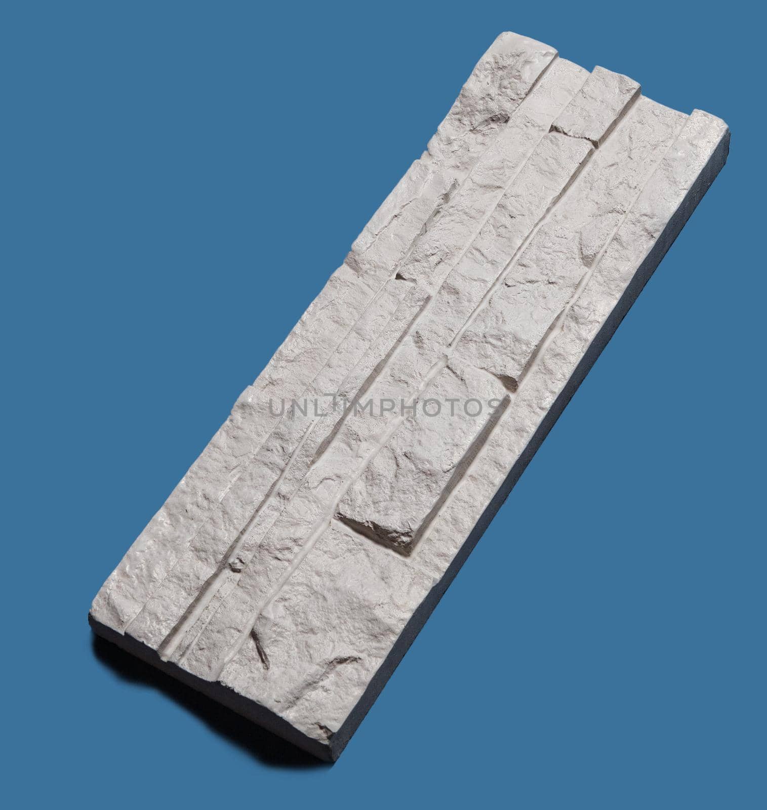 A sample of ground, wall stone shape on the unicolour background by ferhad