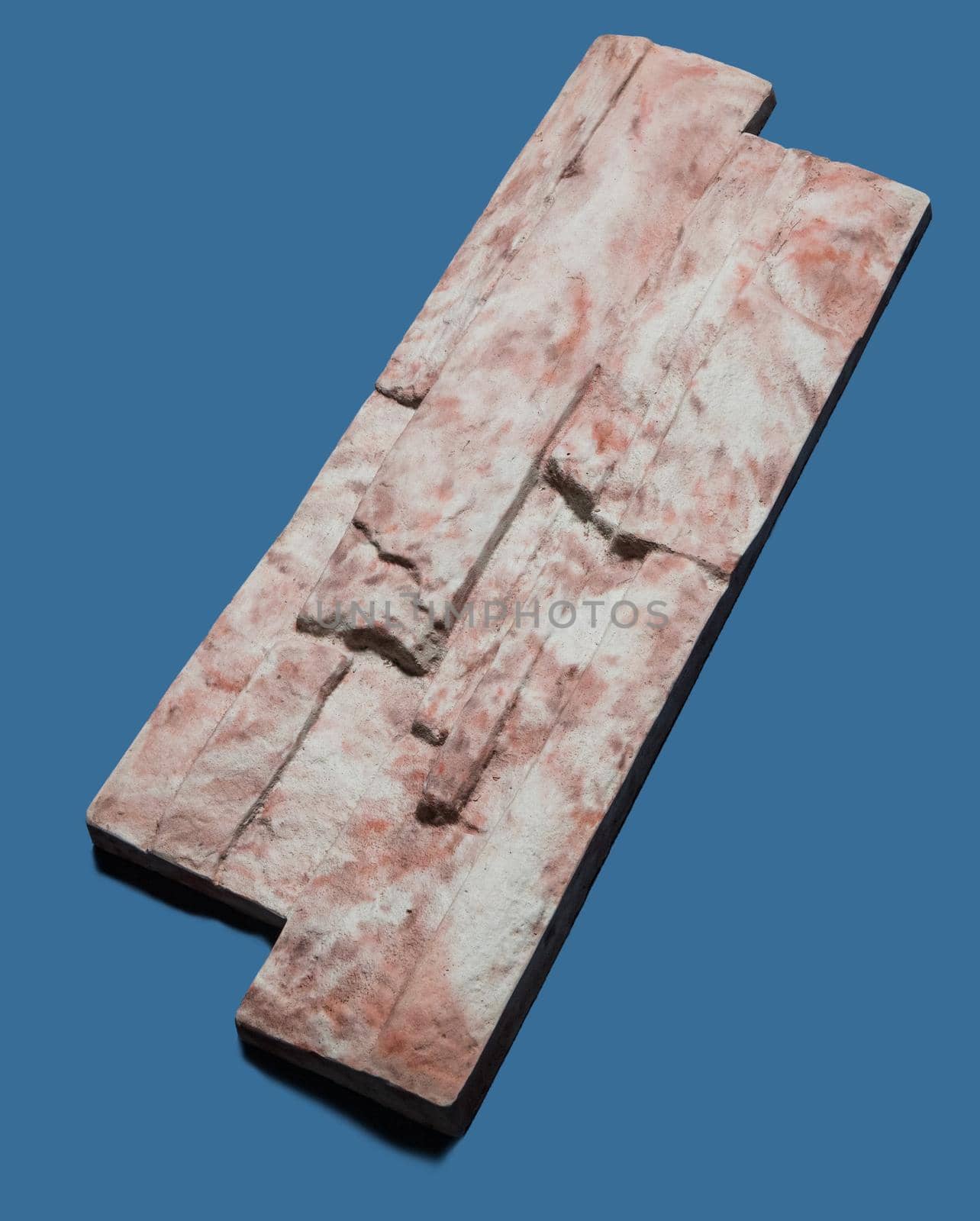 A sample of ground, wall stone shape on the unicolour background by ferhad