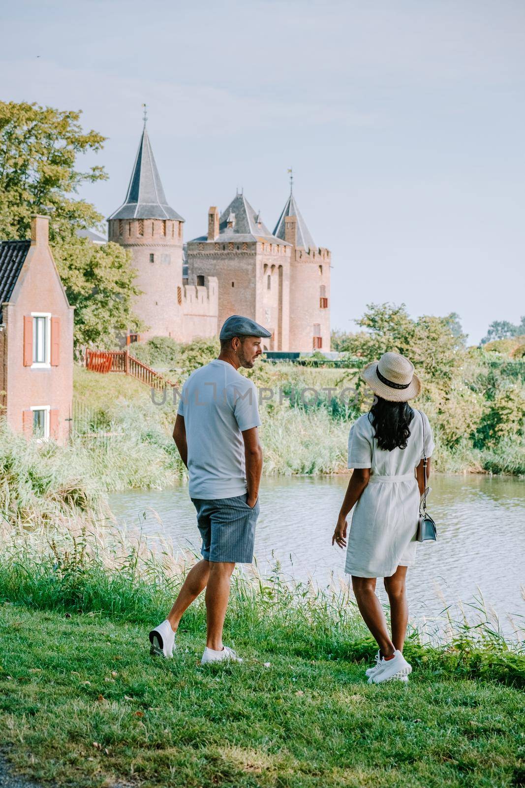 Muiderslot castle near Amsterdam - Netherlands, Muideslot during summer in the Netherlands by fokkebok