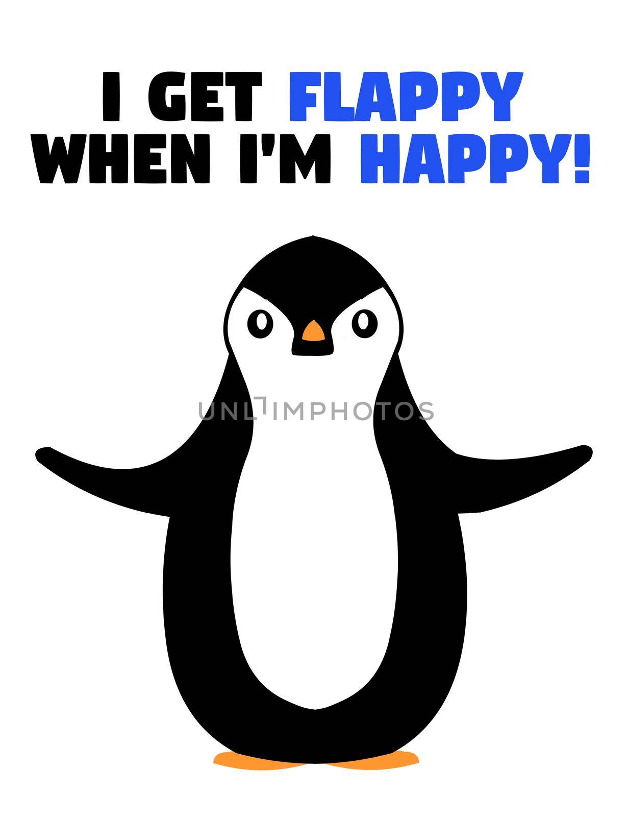 Happy Penguin by Bigalbaloo