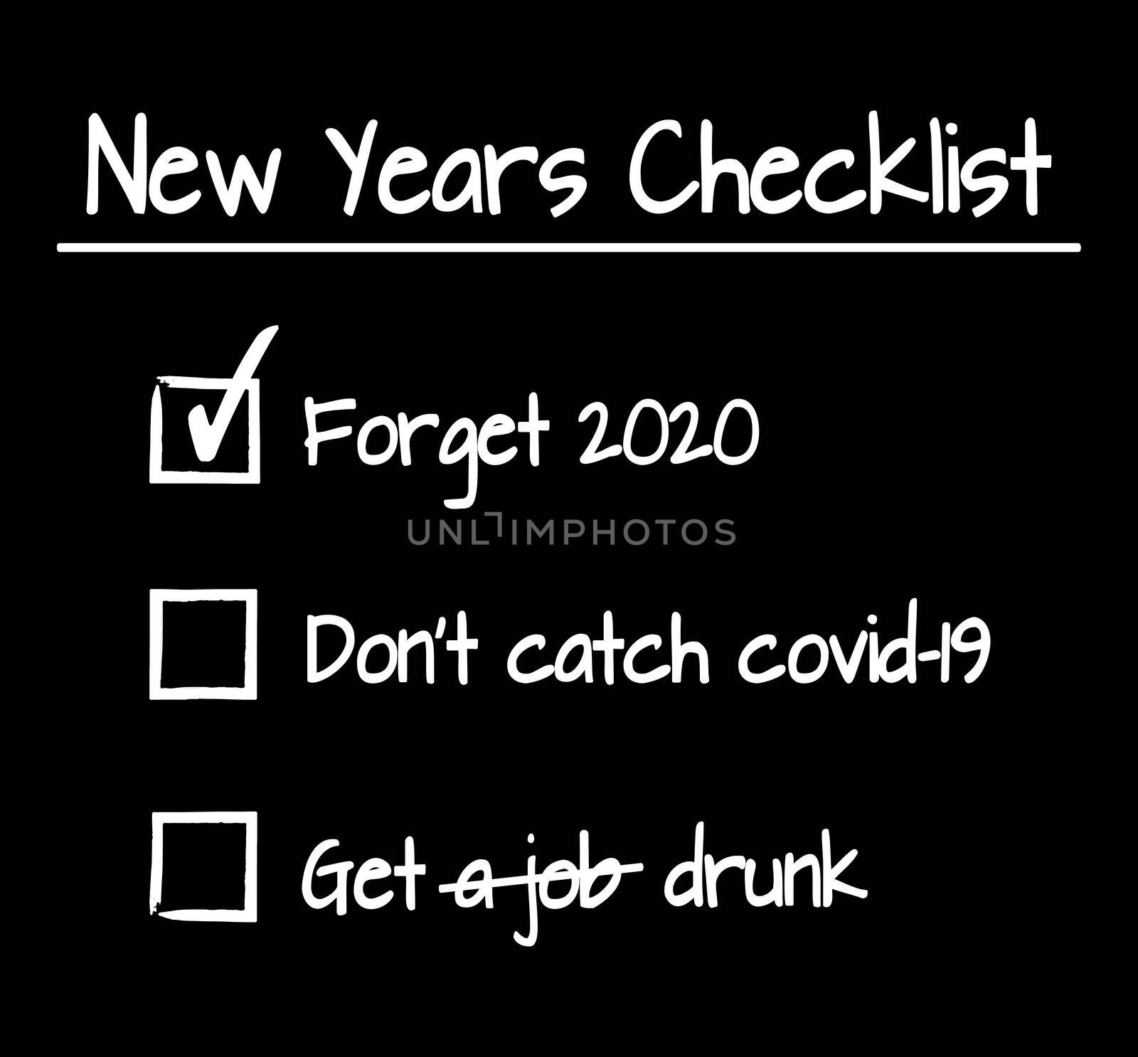 New years checklist by Bigalbaloo