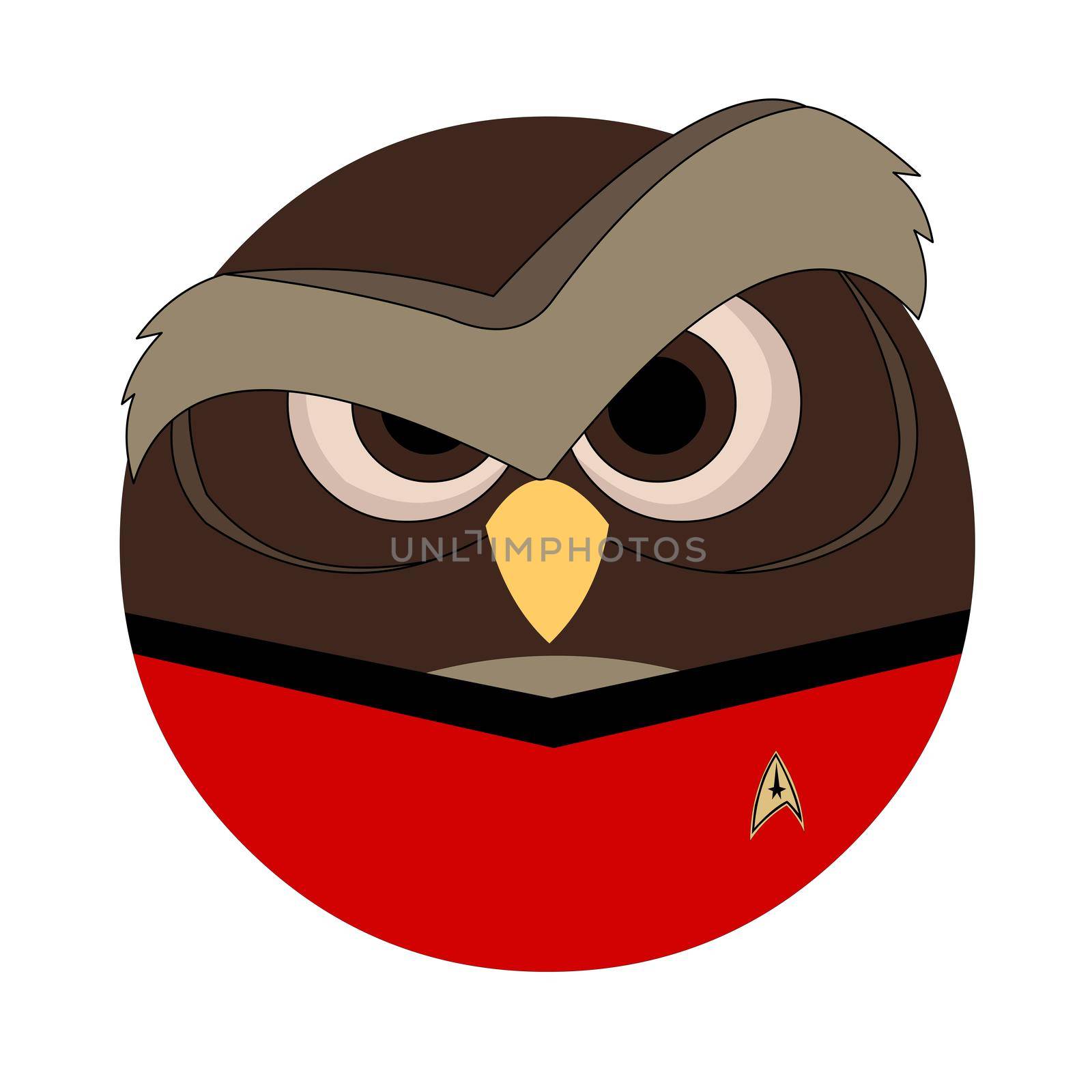 Redshirt Owl by Bigalbaloo