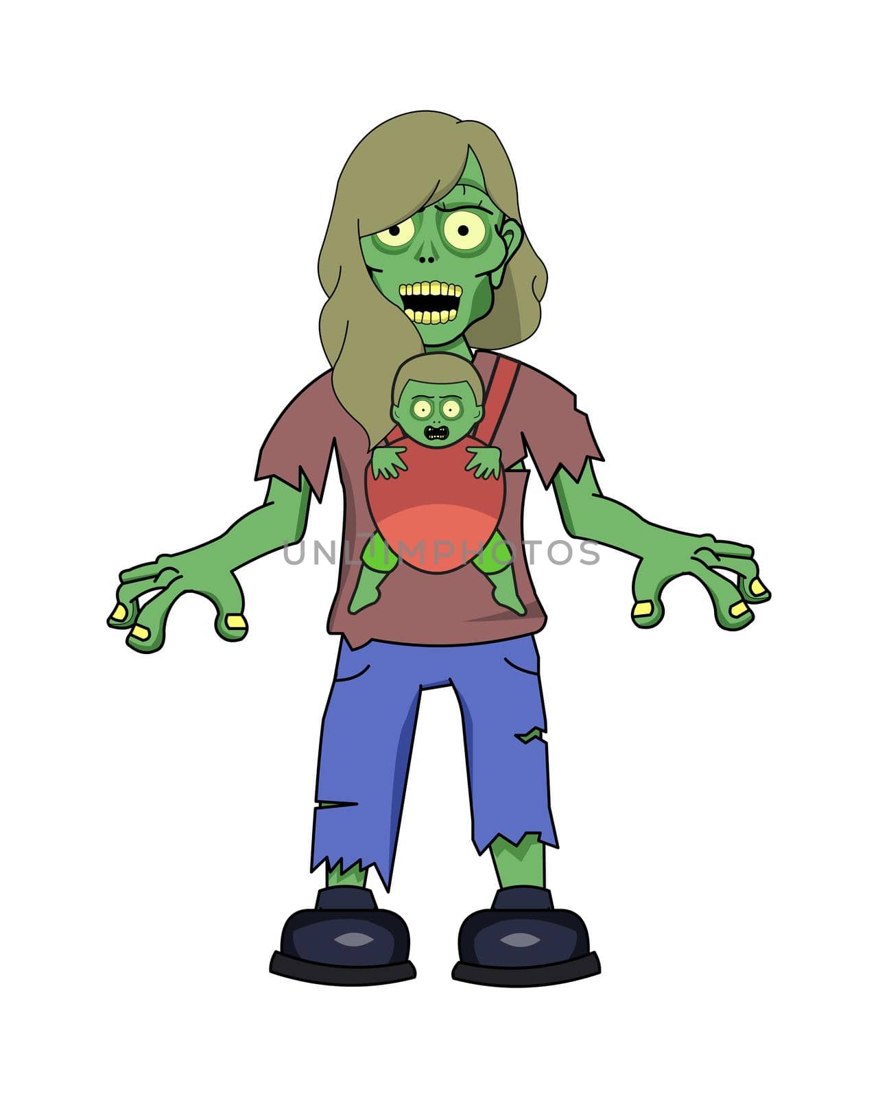 Zombie Mum by Bigalbaloo