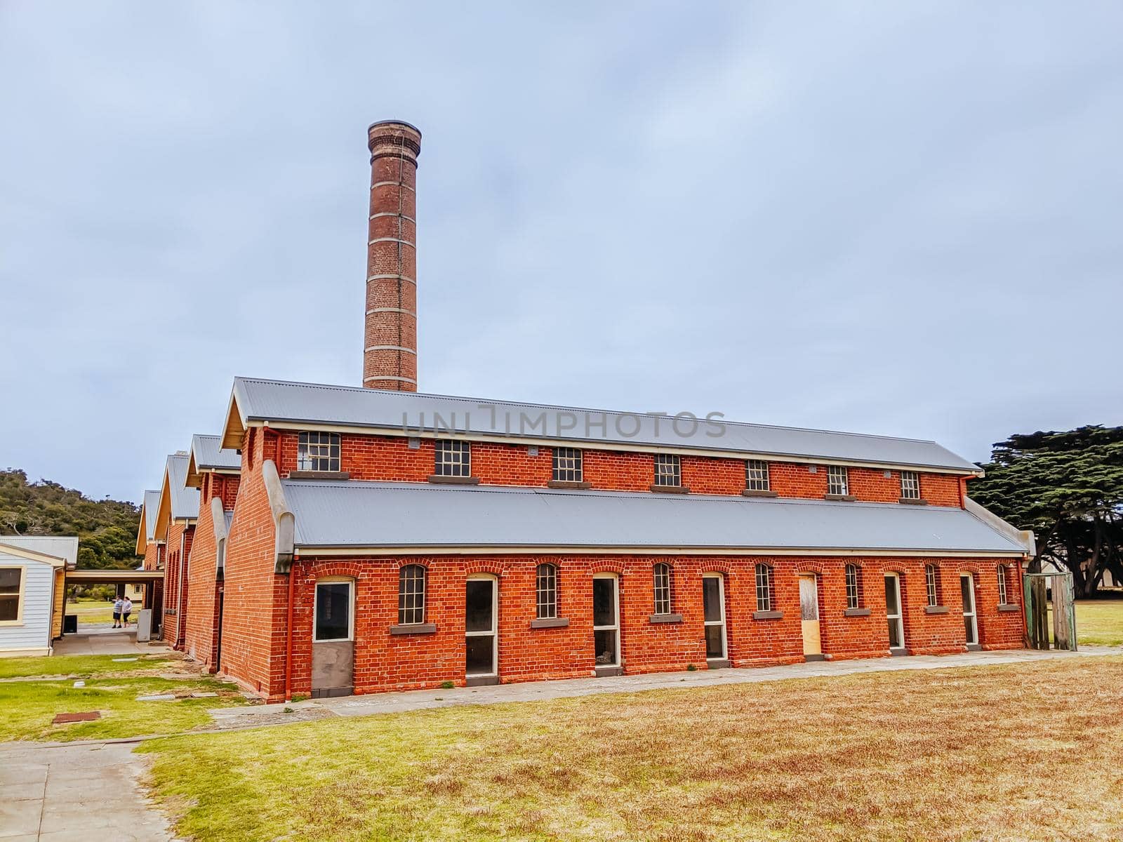 Historical public buildings of the famous Point Nepean Quarantine Station in Melbourne, Victoria, Australia