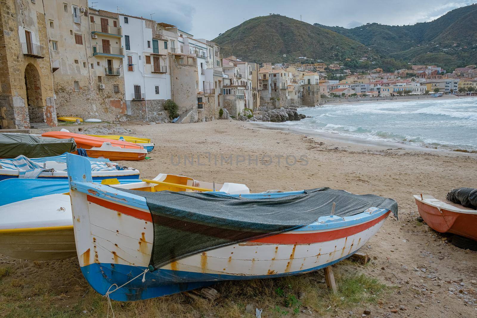 Cefalu, medieval village of Sicily island, Province of Palermo, Italy by fokkebok