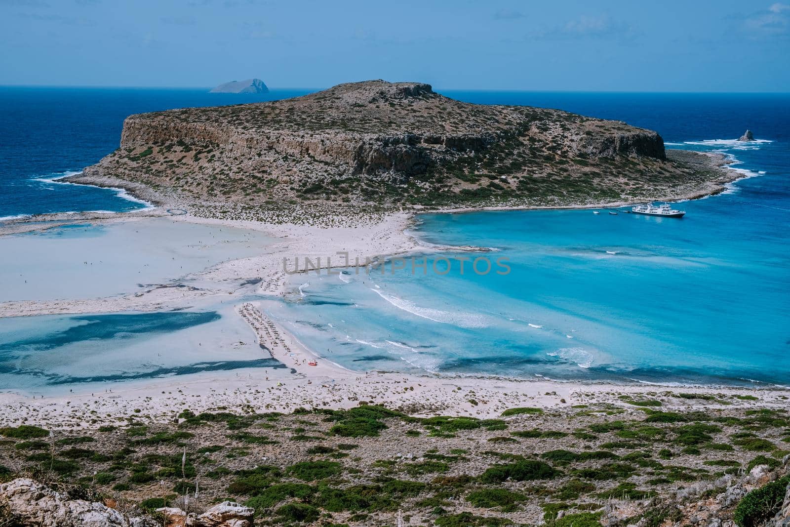 Balos Beach Cret Greece, Balos beach is on of the most beautiful beaches in Greece at the Greek Island  by fokkebok