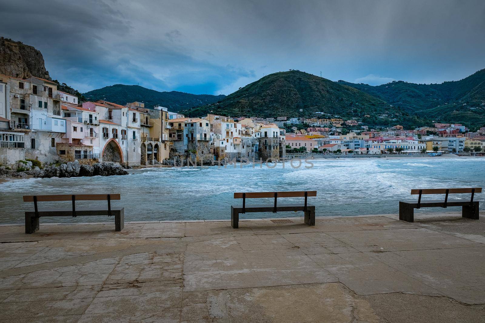 Cefalu, medieval village of Sicily island, Province of Palermo, Italy. Europe