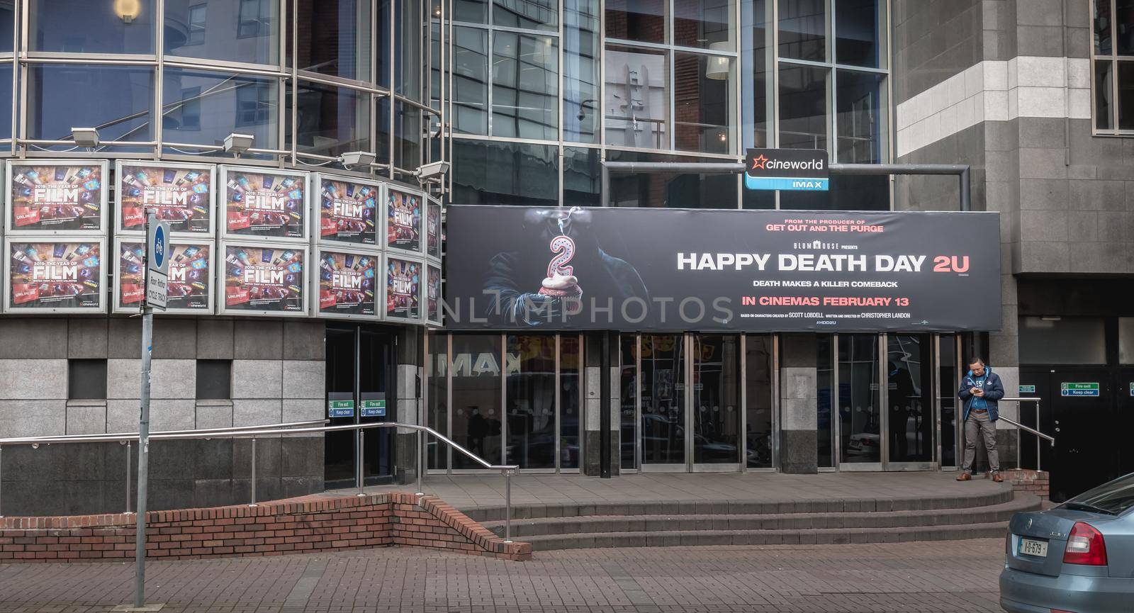 facade of Cineworld Complex in Dublin by AtlanticEUROSTOXX