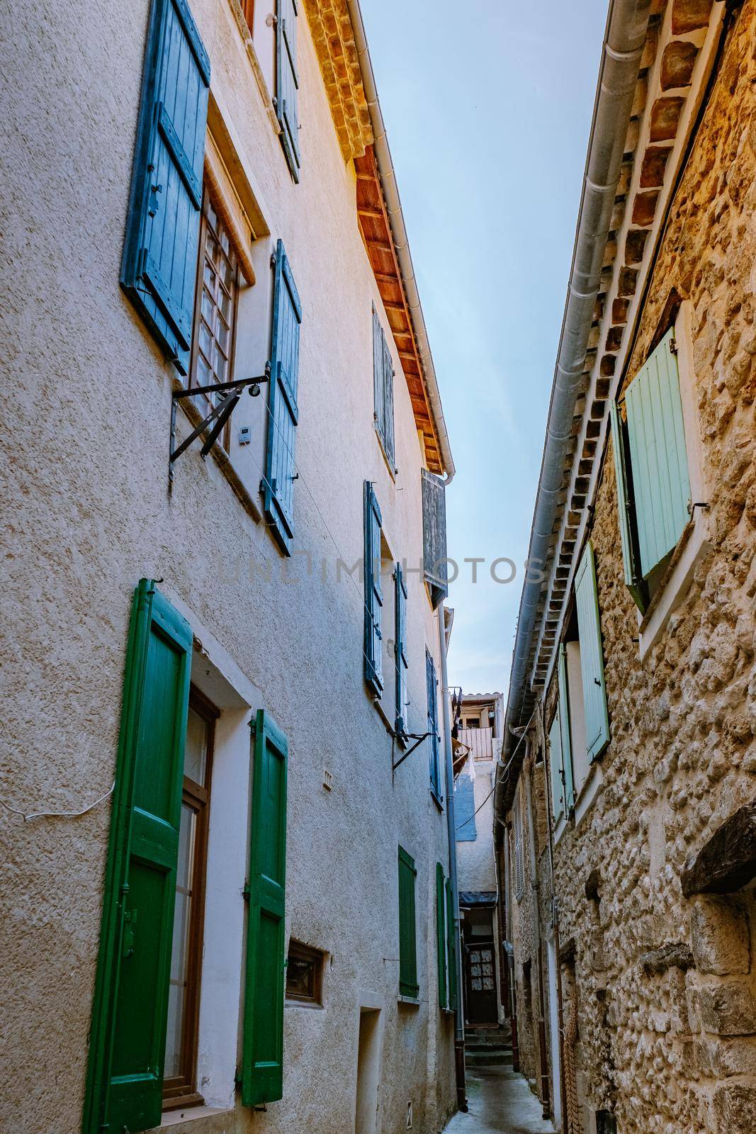 The Village of Moustiers-Sainte-Marie, Provence, France June 2020 Europe