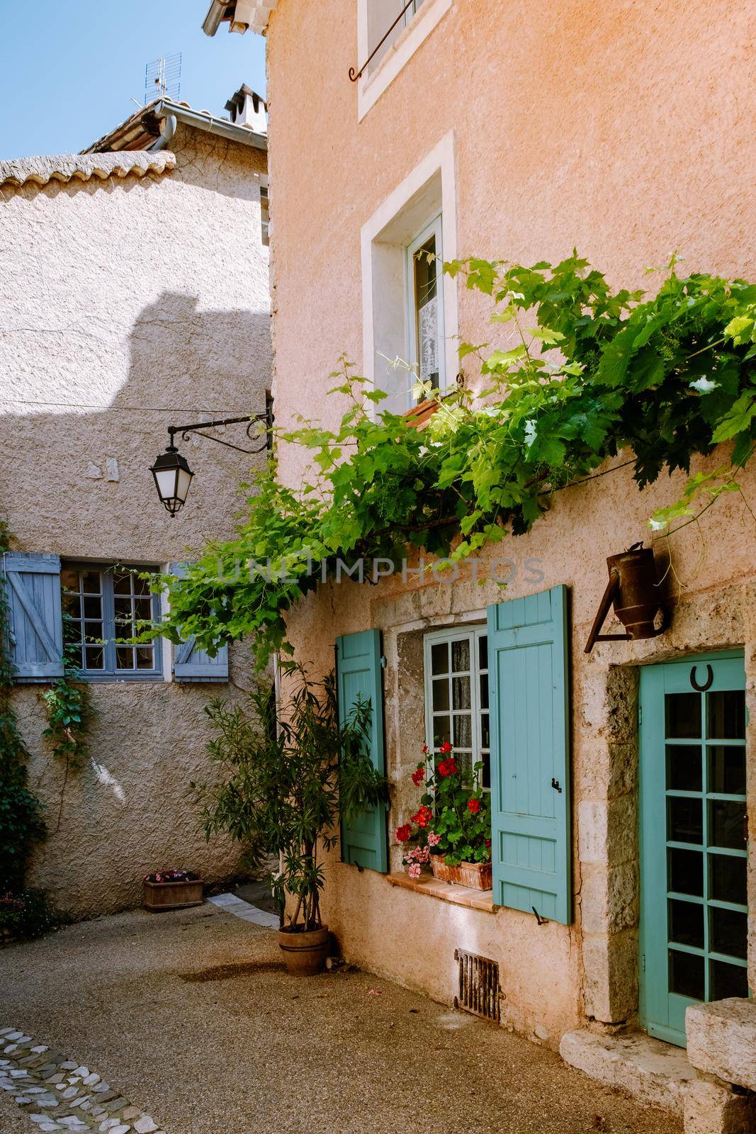 The Village of Moustiers-Sainte-Marie, Provence, France June 2020 by fokkebok