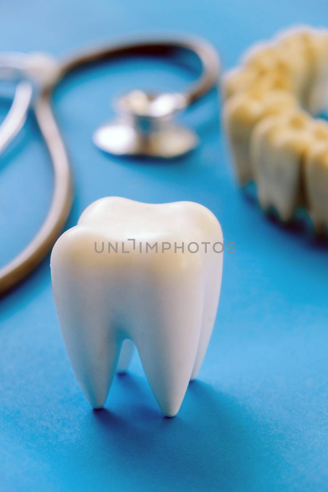 concept image of dental background. by ponsulak