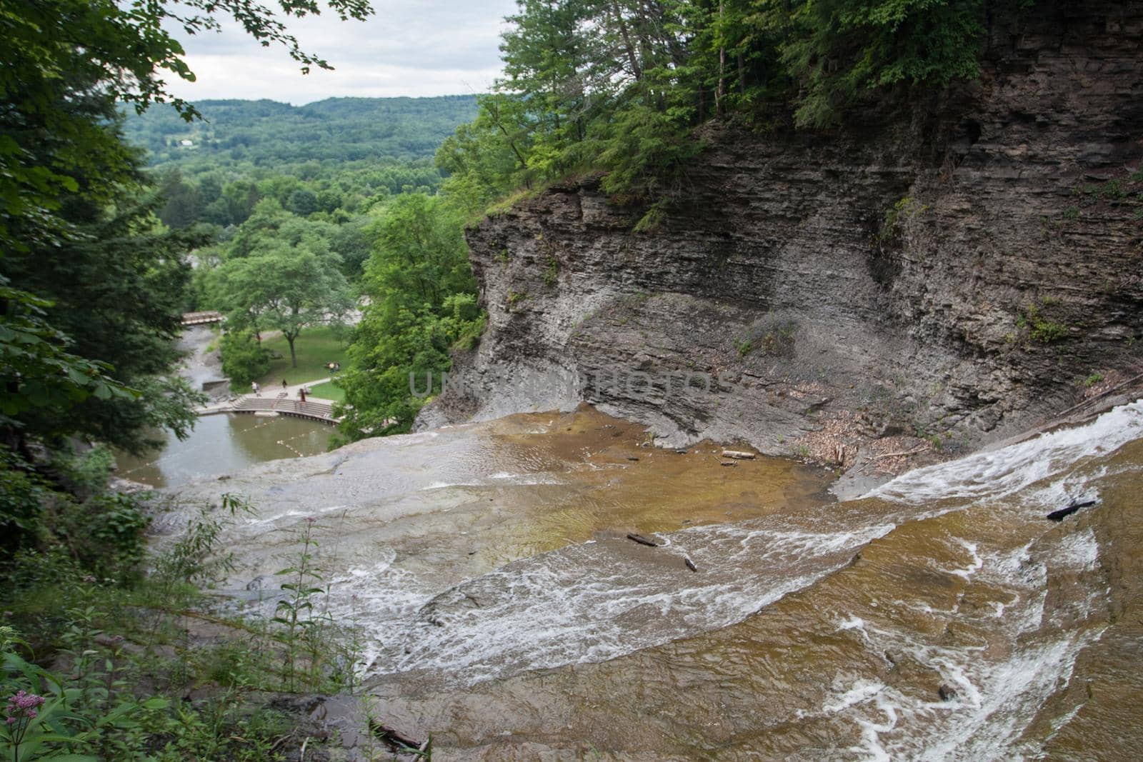 Scenes at Buttermilk Falls State Park near Ithaca, New York.