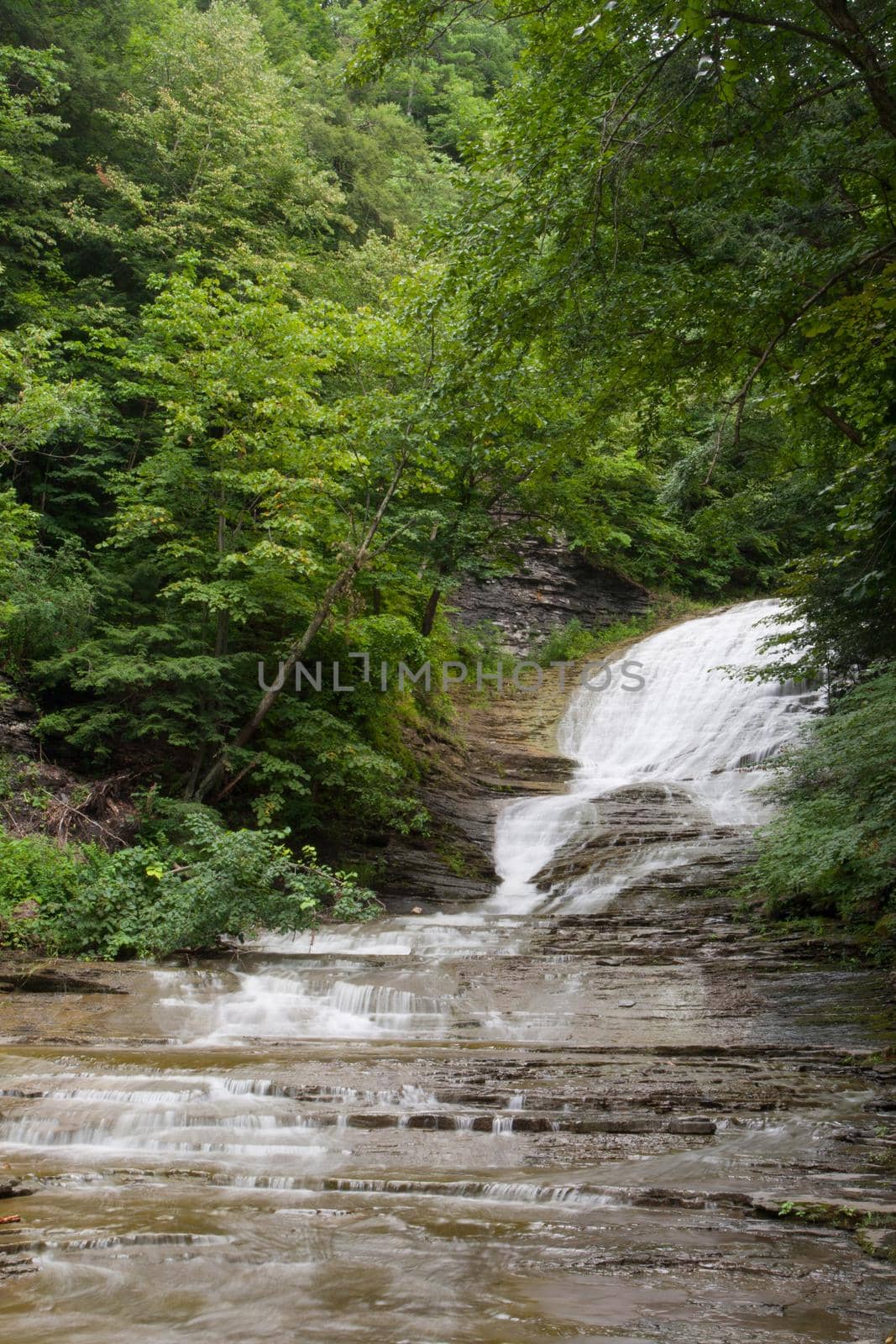Scenes at Buttermilk Falls State Park near Ithaca, New York.