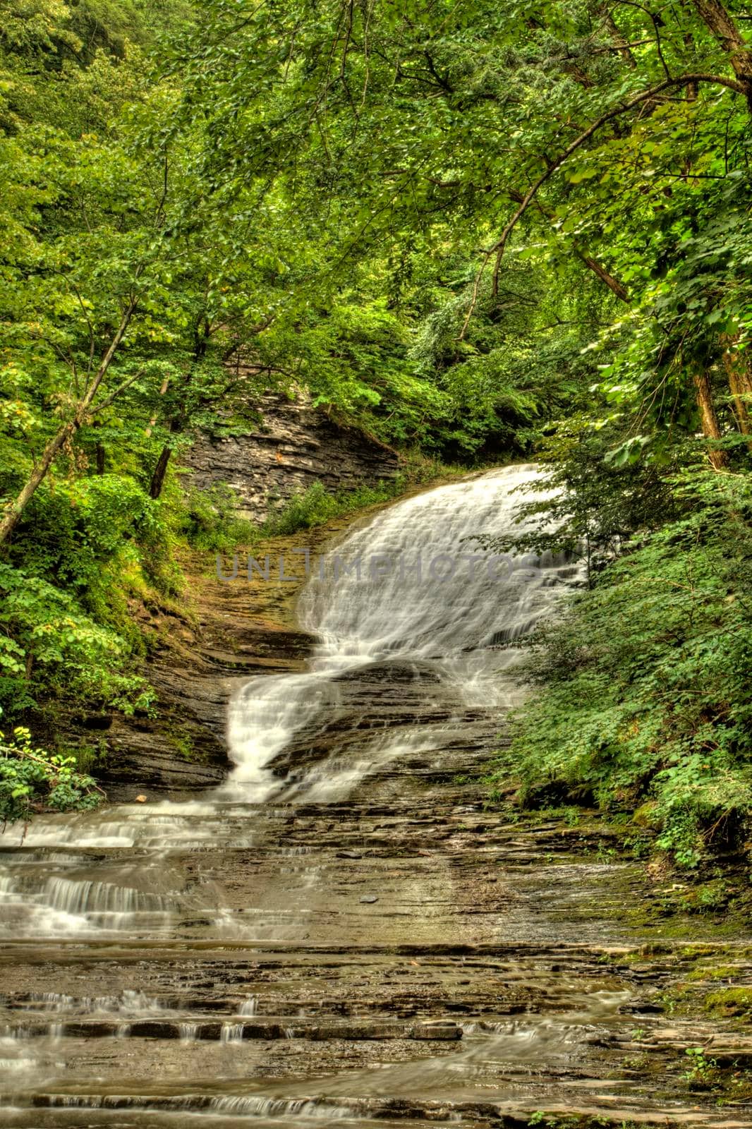 Scenes at Buttermilk Falls State Park near Ithaca, New York.