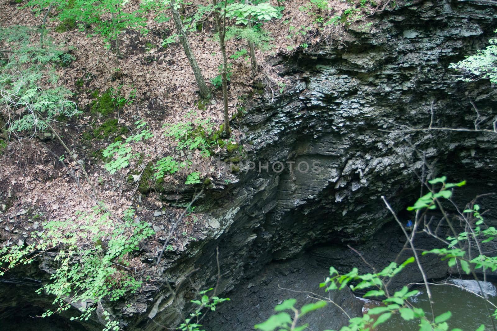Scenes at Buttermilk Falls State Park near Ithaca, New York.