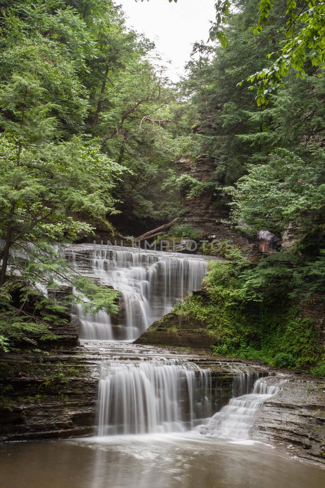 Scenes at Buttermilk Falls State Park near Ithaca, New York.