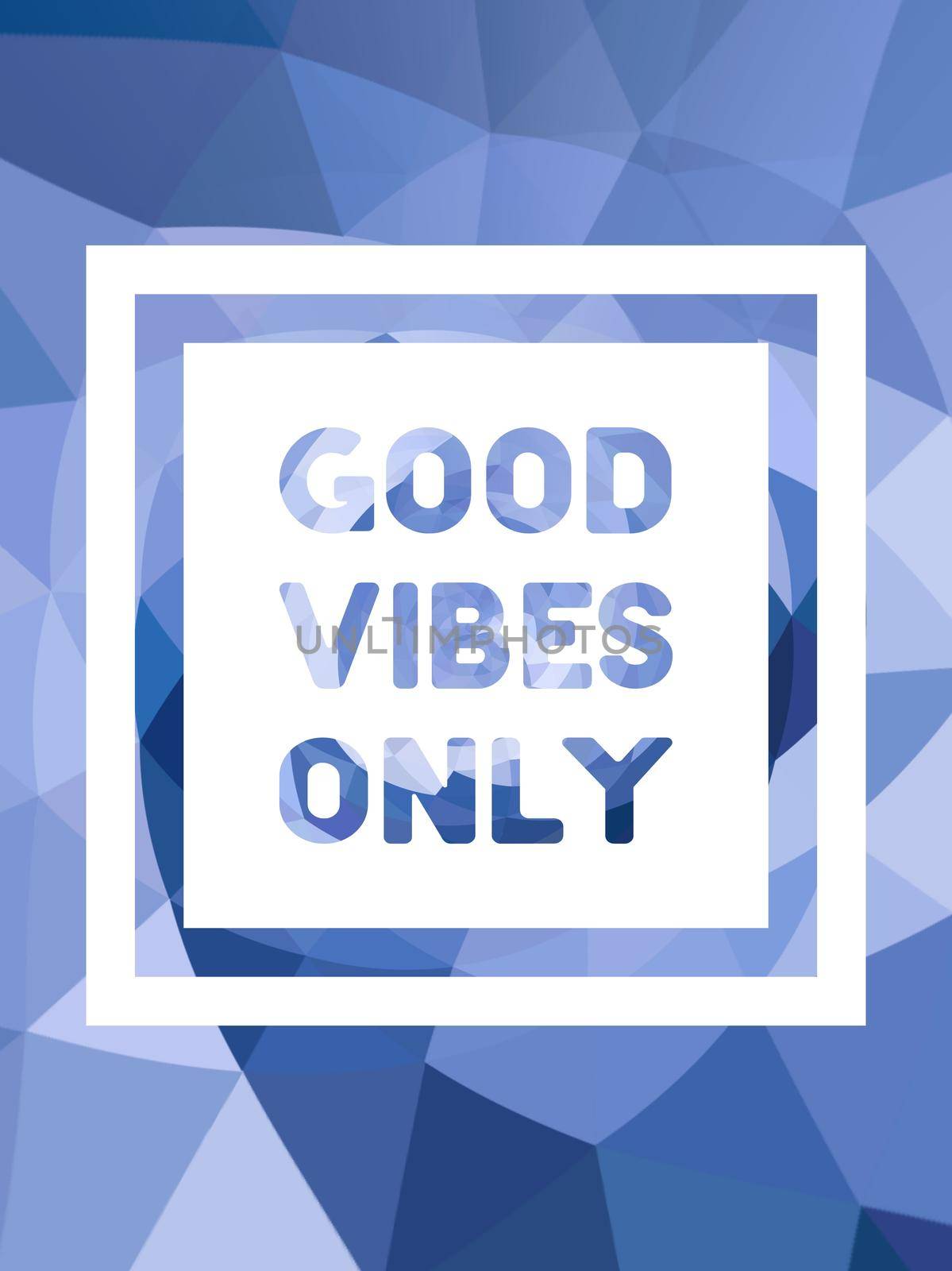 Good vibes only motivational poster 3d bold colorful retro style typography. Inspirational positive sign. Quote typographic illustration. by mrceviz