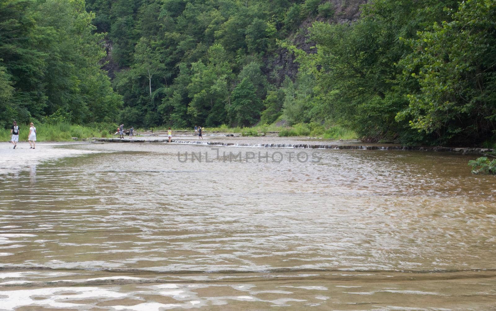 Views of Taughannock Falls state park in New York