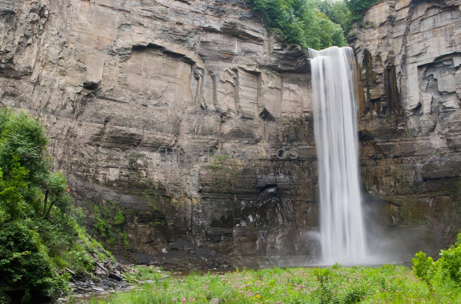 Views of Taughannock Falls State Park in New York's Finger Lakes region
