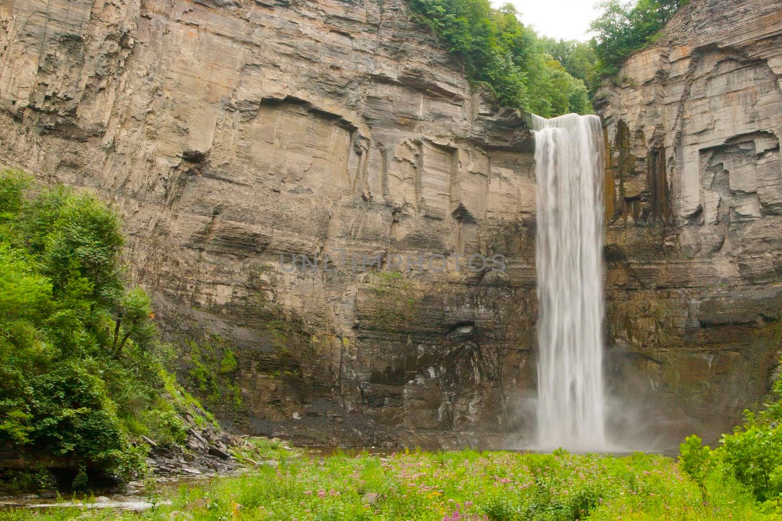Views of Taughannock Falls State Park in New York's Finger Lakes region
