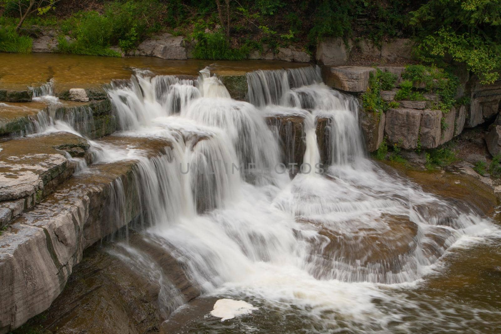 Views of Taughannock Falls State Park in New York's Finger Lakes region
