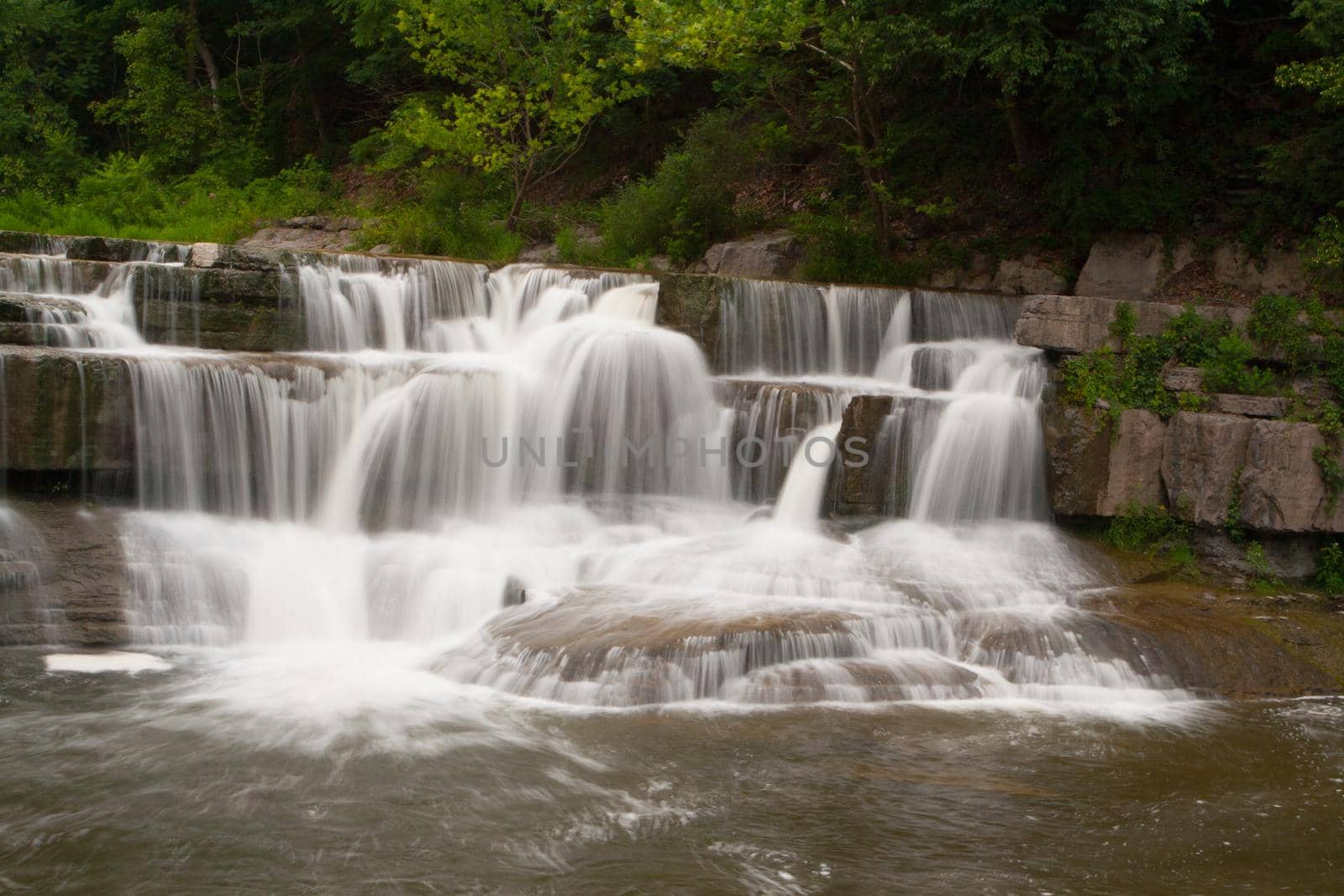 Views of Taughannock Falls State Park in New York's Finger Lakes region