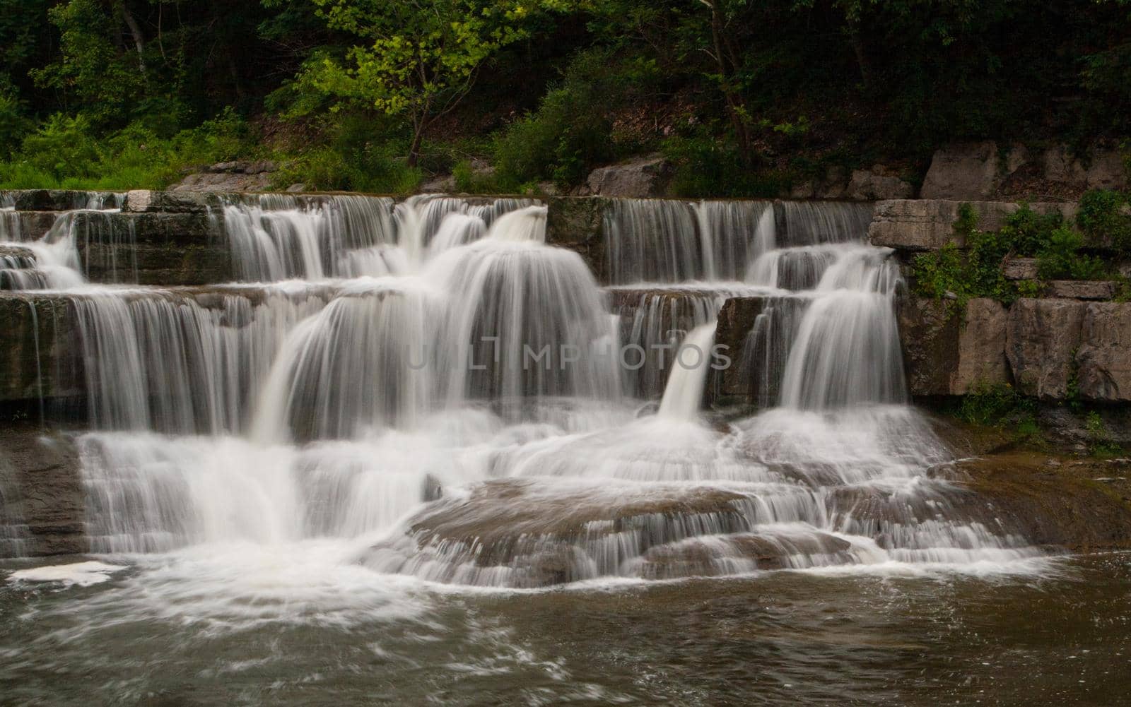 Lower Taughannock Falls in Taughannock Falls state park of New York