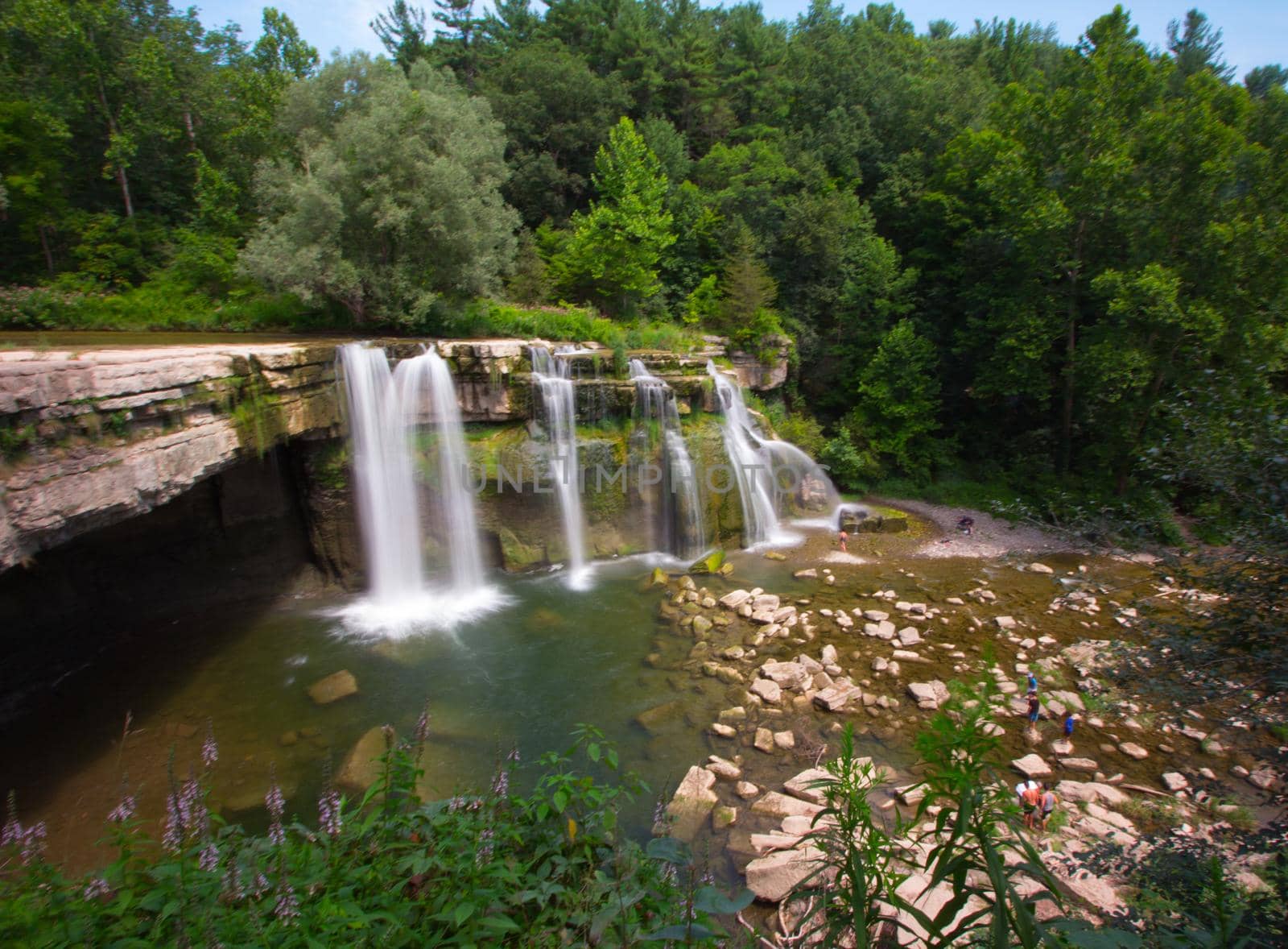 Ludlowville Falls in Lansing, New York