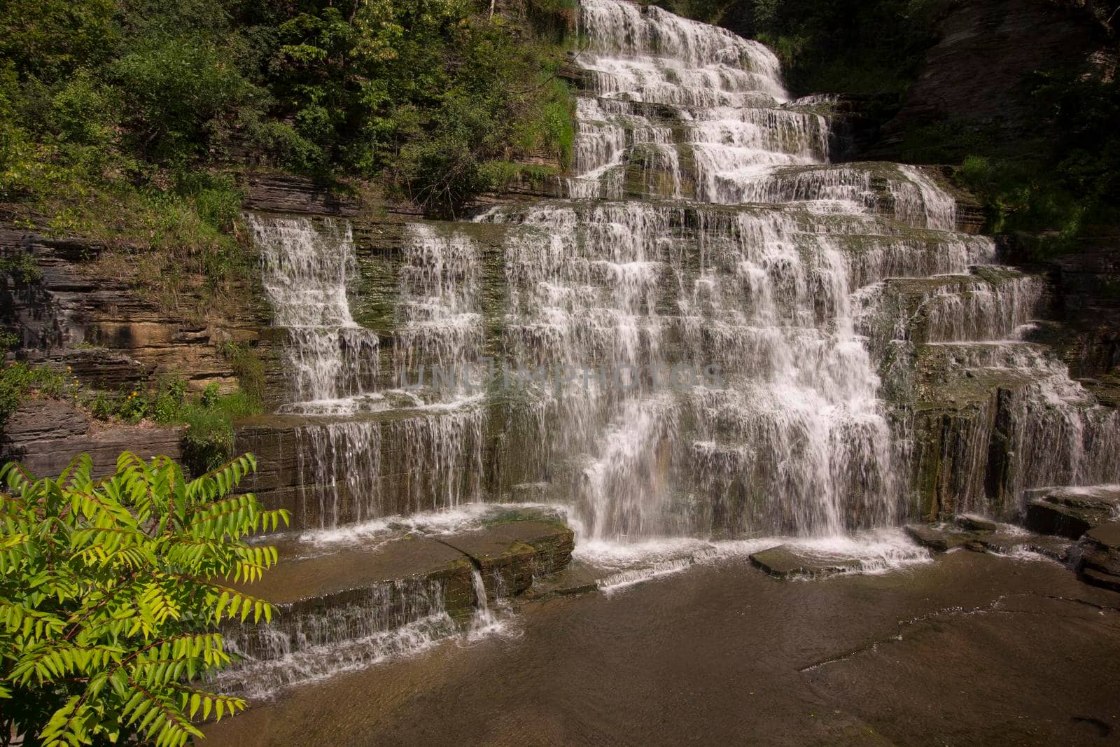 Hector Falls of New York in the Finger Lakes region