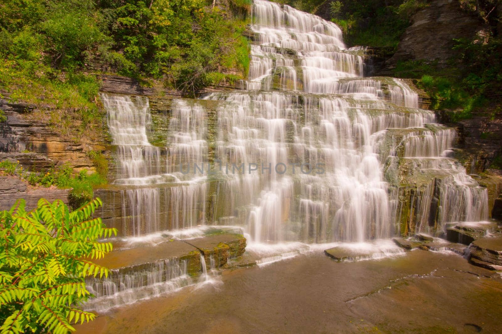 Hector Falls of New York in the Finger Lakes region
