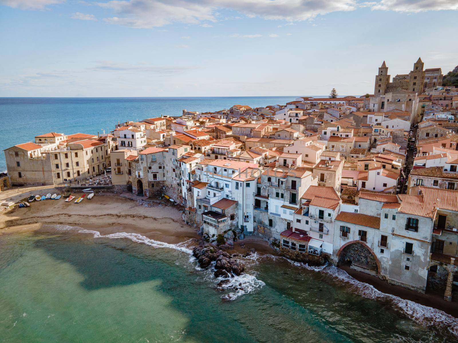 Cefalu, medieval village of Sicily island, Province of Palermo, Italy by fokkebok