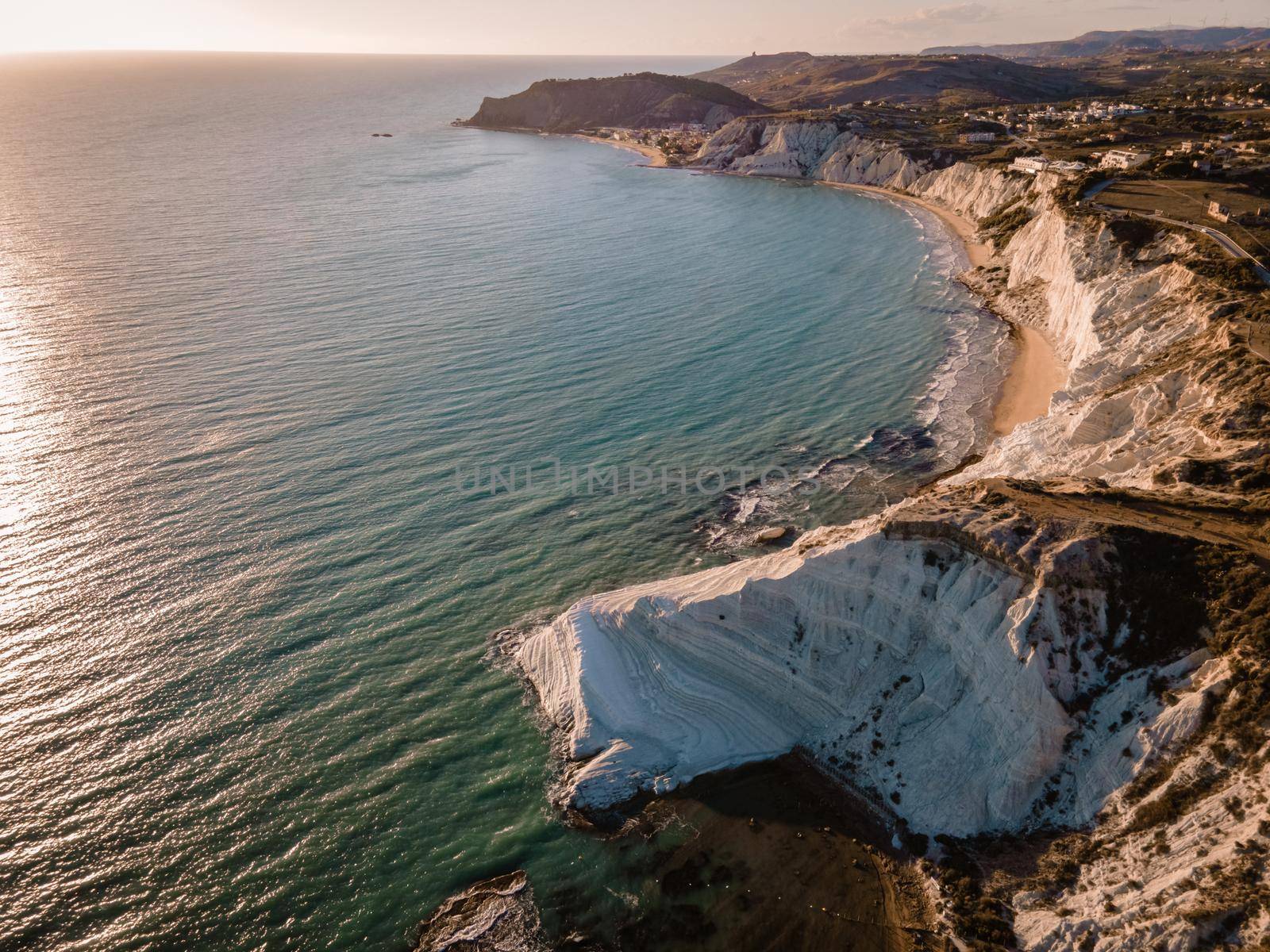 Sicilia Scala dei Turchi Stair of the Turks white coastline, Sicily by fokkebok