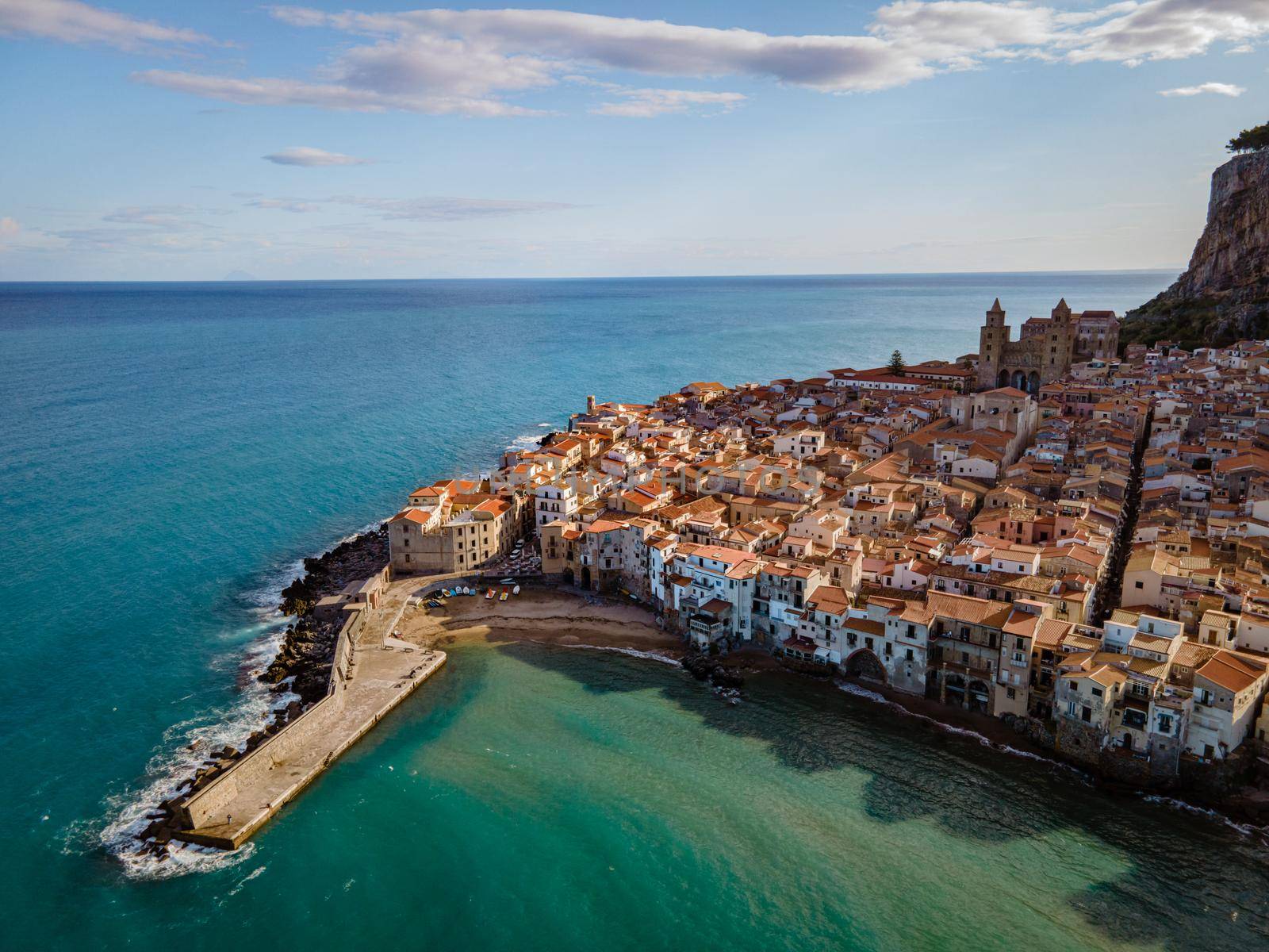 Cefalu, medieval village of Sicily island, Province of Palermo, Italy by fokkebok