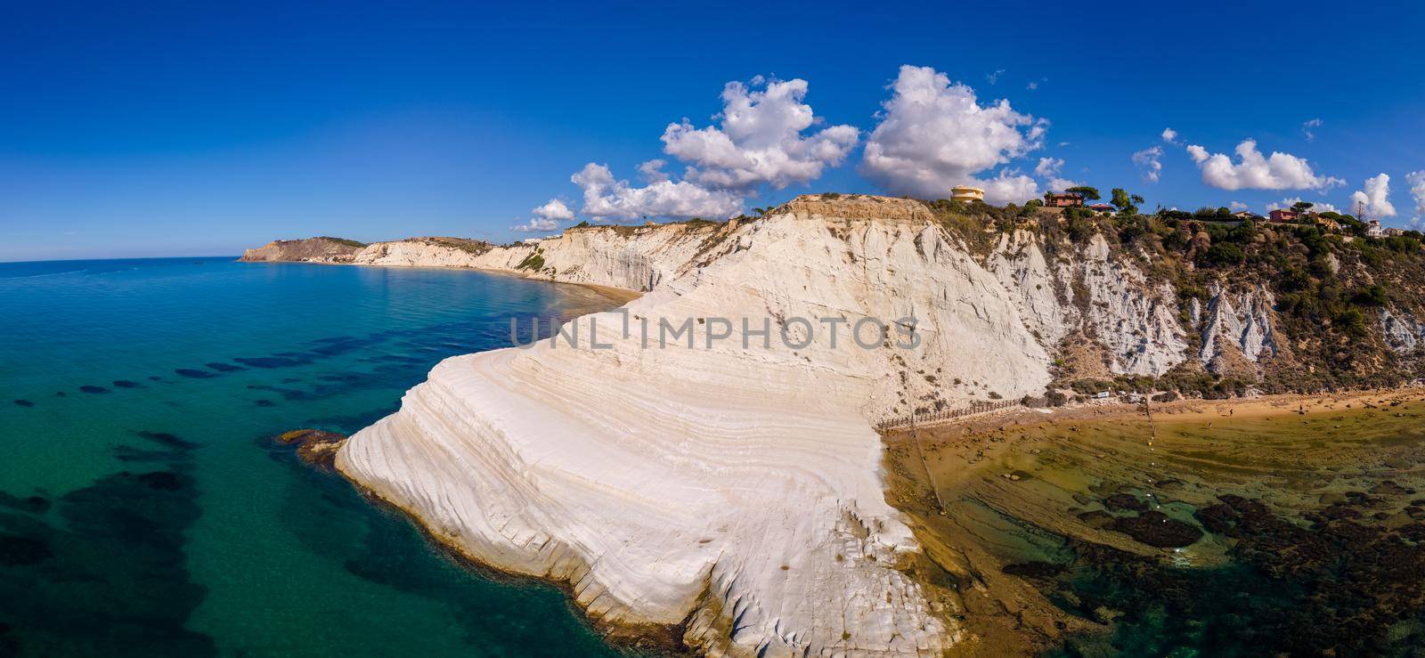 Sicilia Scala dei Turchi Stair of the Turks white coastline, Sicily by fokkebok