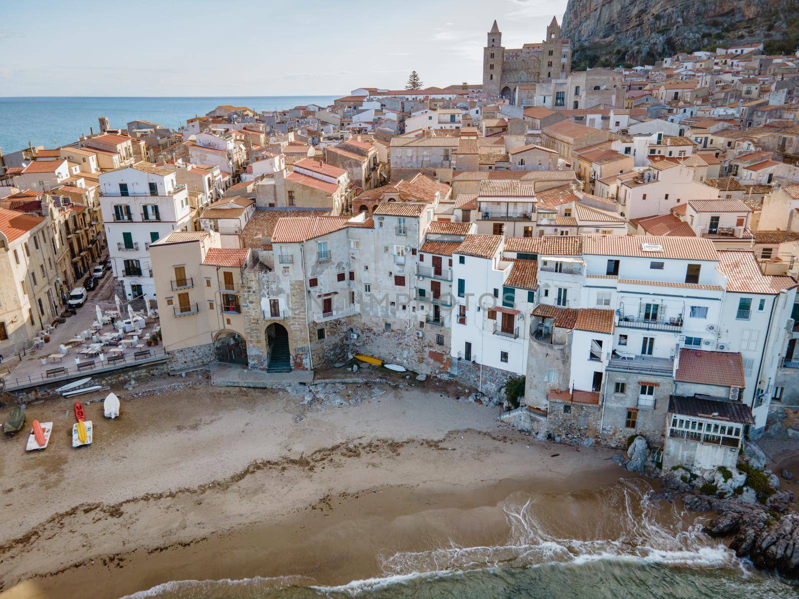 Cefalu, medieval village of Sicily island, Province of Palermo, Italy by fokkebok